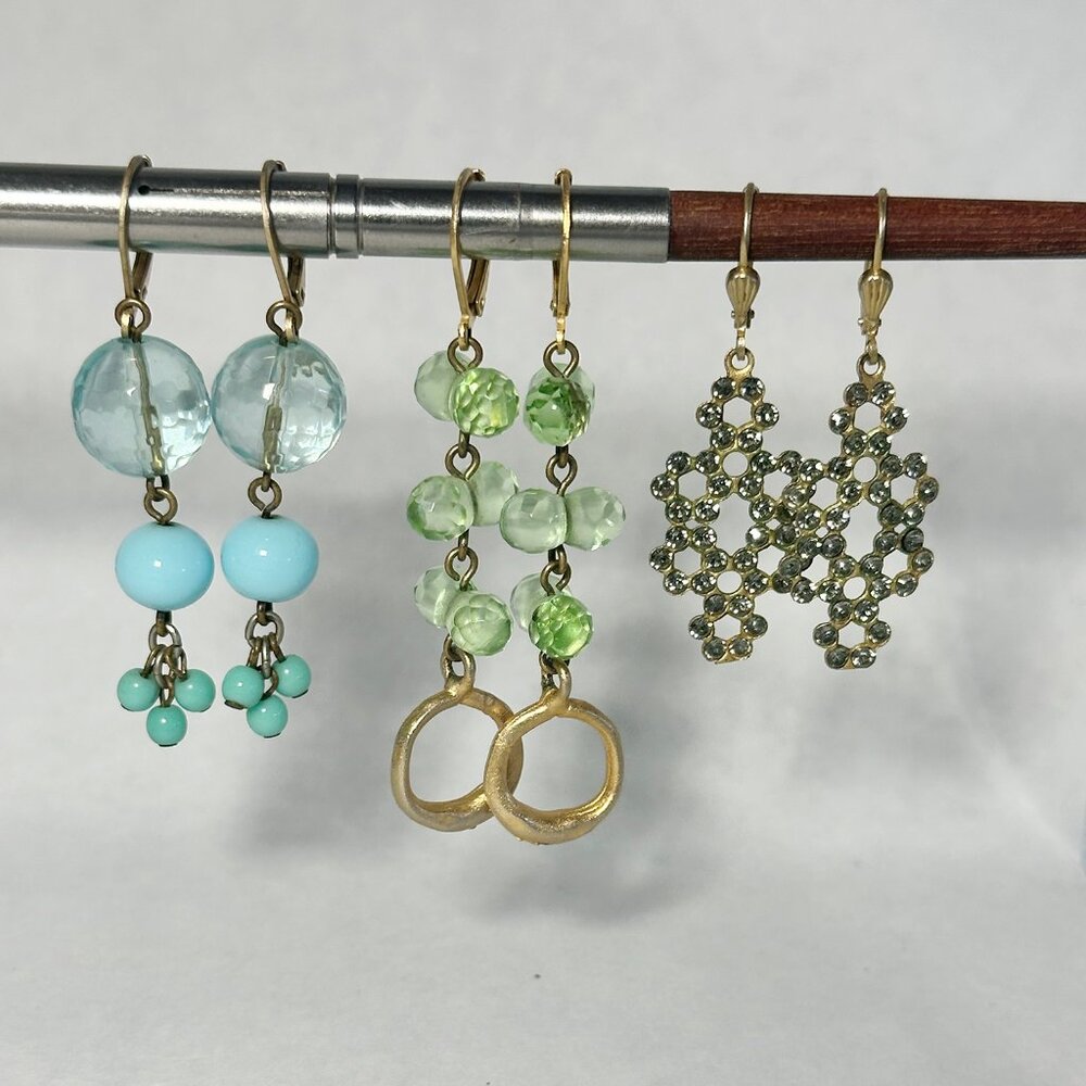 Anthropologie Trio Earrings Vintage 90s